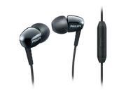 Philips SHE3905BK 27 In Ear Headphones with Mic Black New NWT