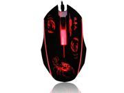 USB Wired Mouse 2400DPI 3 Buttons Optical Gaming Mouse 7 Colors LED Luminous for PC Laptop Computer