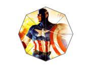 Pefect as Gift Umbrella New 2015 Superhero Captain America Printed 43.5 inch Wide Foldable Umbrella Anti Rain Durable Umbrella