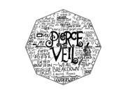 Perfect as Gift New 2014 Band Pierce The Veil Printed 43.5 inch Wide Foldable Umbrella Anti Rain Durable Umbrella