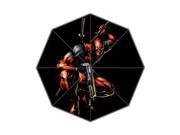 Perfect as Gift New 2014 Cartoon X Men Deadpool Evil Guy Cool Killer Printed 43.5 inch Wide Foldable Umbrella Anti Rain Durable Umbrella