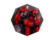 Perfect as Gift New 2014 Cartoon X Men Deadpool Evil Guy Cool Killer Printed 43.5 inch Wide Foldable Umbrella Anti Rain Durable Umbrella