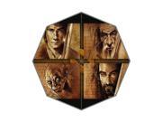 Perfect as Gift New 2014 Movie The Hobbit Printed 43.5 inch Wide Foldable Umbrella Anti Rain Durable Umbrella