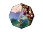 Pefect as Gift Umbrella New 2015 Cartoon Tangled Rapunzel Printed 43.5 inch Wide Foldable Umbrella Anti Rain Durable Umbrella