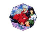 Perfect as Gift New 2014 Cartoon Inuyasha Half Human Half Monster Printed 43.5 inch Wide Foldable Umbrella Anti Rain Durable Umbrella