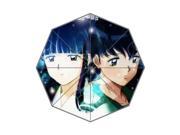 Perfect as Gift New 2014 Cartoon Inuyasha Half Human Half Monster Printed 43.5 inch Wide Foldable Umbrella Anti Rain Durable Umbrella