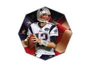 Pefect as Gift Umbrella New 2015 NFL New England Patriots Quarterback Tom Brady Printed 43.5 inch Wide Foldable Umbrella Anti Rain Durable Umbrella