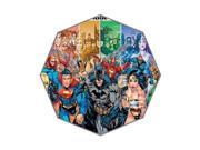 Pefect as Gift Umbrella New 2015 Justice League Superheros Superman Batman Wonder Woman Green Lantern Printed 43.5 inch Wide Foldable Umbrella Anti Rain Durable