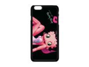 Beautiful and Lovely Betty Boop Background Printed Case Cover for iPhone6 Plus 5.5 Screen Personalized Hard Cell Phone Back Protective Case Shell Perfect as