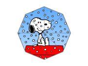 Classic Comics Peanuts Snoopy Background Triple Folding Umbrella!43.5 inch Wide!Perfect as Gift!