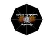 Bring Me The Horizon BMTH Background Printed Triple Folding Rain Sun Umbrellas!43.5 inch wide Multifunctional Tri folded Portable Umbrella