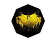 Wu Tang Clan Background Printed Triple Folding Rain Sun Umbrellas!43.5 inch wide Multifunctional Tri folded Portable Umbrella