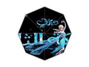 Classic Cartoon Movie Series Frozen Elsa Snow Queen Background Triple Folding Umbrella!43.5 inch Wide!Perfect as Gift!