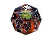 NFL Denver Broncos Team Logo Background Triple Folding Umbrella!43.5 inch Wide!Perfect as Gift!