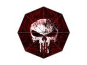 US Comics Heroes Series Punisher Skull Logo Background Triple Folding Umbrella!43.5 inch Wide!Perfect as Gift!