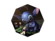 Classic Animated Film Lilo Stitch Background Triple Folding Umbrella!43.5 inch Wide!Perfect as Gift!