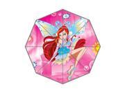 Perfect as Gift New 2014 Famous Cartoon Winx Club Printed 43.5 inch Wide Foldable Umbrella Anti Rain Durable Umbrella