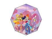 Perfect as Gift New 2014 Famous Cartoon Winx Club Printed 43.5 inch Wide Foldable Umbrella Anti Rain Durable Umbrella