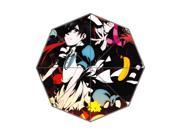 Perfect as Gift New 2014 Cartoon Black Butler Printed 43.5 inch Wide Foldable Umbrella Anti Rain Durable Umbrella