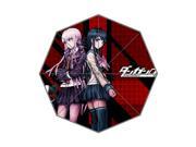 Perfect as Gift New 2014 Cartoon Dangan Ronpa Printed 43.5 inch Wide Foldable Umbrella Anti Rain Durable Umbrella