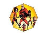 Perfect as Gift New 2014 Cartoon Superheros The Incredibles Printed 43.5 inch Wide Foldable Umbrella Anti Rain Durable Umbrella