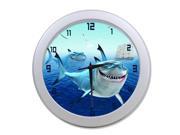 Underwater World Shark Wall Clock 9.65 in Diameter