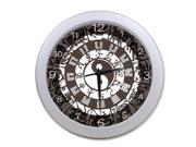 China Taichi Yinyang Eight Diagram Shaped Appetizer Wall Clock 9.65 in Diameter