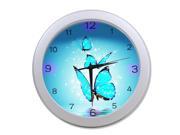 Butterfly Exquisite Wall Clock 9.65 in Diameter