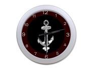 Exquisite Anchor Pattern Wall Clock 9.65 in Diameter