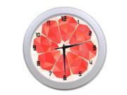 Multicoloured Orange Cut Plane Wall Clock 9.65 in Diameter