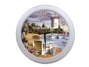 Light House Quote Where there is light there is hope Wall Clock 9.65 in Diameter