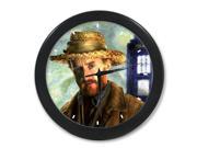 Vincent van Gogh painting and Doctor Who Tardis Wall Clock 9.65 in Diameter