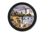 Light House Quote Where there is light there is hope Wall Clock 9.65 in Diameter