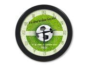 Football Quote It is time to show Hat trick Wall Clock 9.65 in Diameter