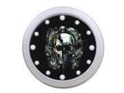 Harley Davison Motorcycle Skull Wall Clock 9.65 in Diameter