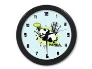 China Cute Panda Wall Clock 9.65 in Diameter