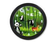 China Cute Panda Wall Clock 9.65 in Diameter