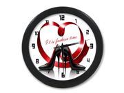 Female High heeled Shoes Wall Clock 9.65 in Diameter