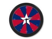 Texas Blue White Red Star Flag Wall Clock 9.65 in Diameter