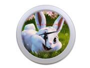 Time Runs Faster Than Rabbit Wall Clock 9.65 in Diameter