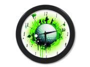 Golf Ball Wall Clock 9.65 in Diameter