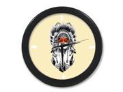 Beautiful Indian Women Wall Clock 9.65 in Diameter