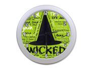 Classic Music Drama Wicked Witch Wall Clock 9.65 in Diameter