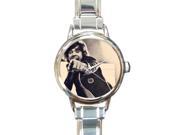 One Direction Harry Edward Styles Background Printed Round Stainless Steel Watch For Women And Girl Use