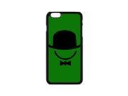 Durable Platic Case Cover for iPhone6 4.7 Black Cap And Bow Tie Pattern Printed Cell Phones Shell