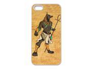 Durable Platic Case Cover for iPhone 5 5S Anubis Pattern Printed Cell Phones Shell