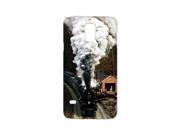 Durable Platic Case Cover for Samsung Galaxy S5 Old Steam Train Pattern Printed Cell Phones Shell