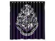 Custom Harry Potter Hogwarts Badge Waterproof Shower Curtain High Quality Bathroom Curtain With Hooks 60