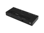 StarTech.com 4 Port HDMI Automatic Video Switch 4K 2x1 HDMI Switch with Fast Switching Auto sensing and Serial Control