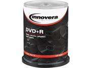 Innovera 46891 DVD Recordable Media DVD R 16x 4.70 GB 100 Pack Spindle